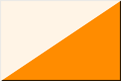 Orange color swatch